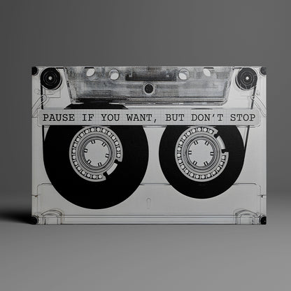 Vintage Audio Tape  Wall Canvas
