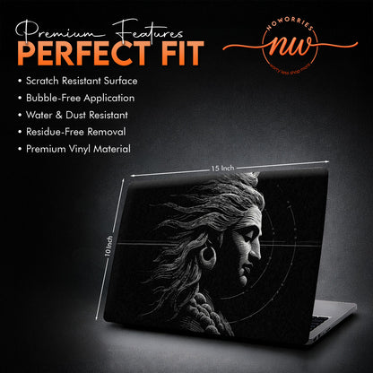 Divine Mahakal Artistic Graphic Laptop Skin