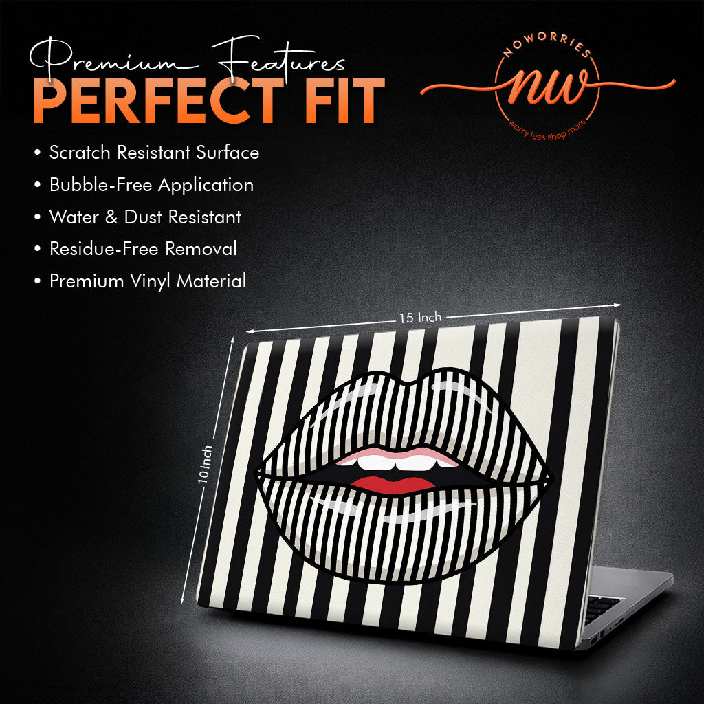 Pop Art Lips Laptop Skin