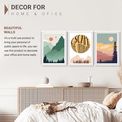 Escape the Ordinary Trio Wall Frame Set