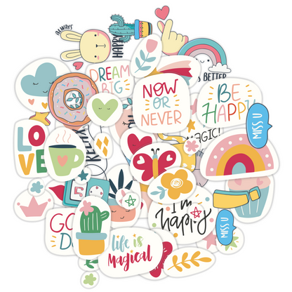 Boho Inspirational Sticker Pack