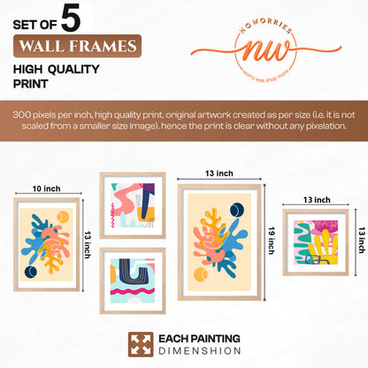 Artistic Wall Frame Set of 5