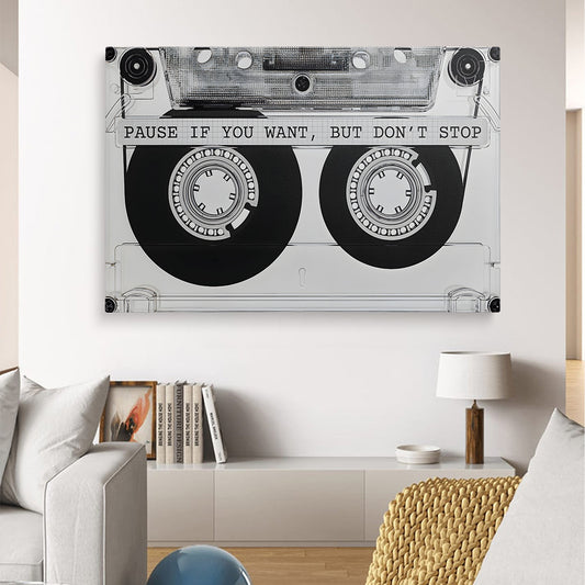 Vintage Audio Tape  Wall Canvas