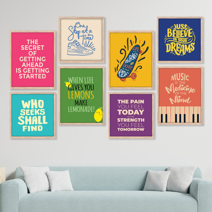 Motivational Quotes Wall Frames