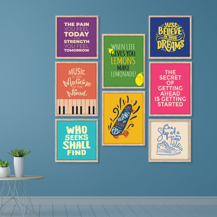 Motivational Quotes Wall Frames