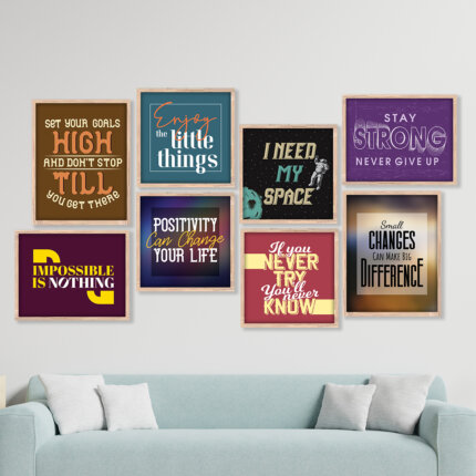 Positive Quotes Wall Frame