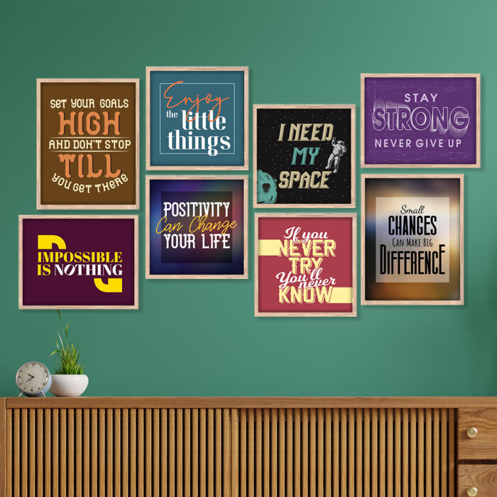 Positive Quotes Wall Frame