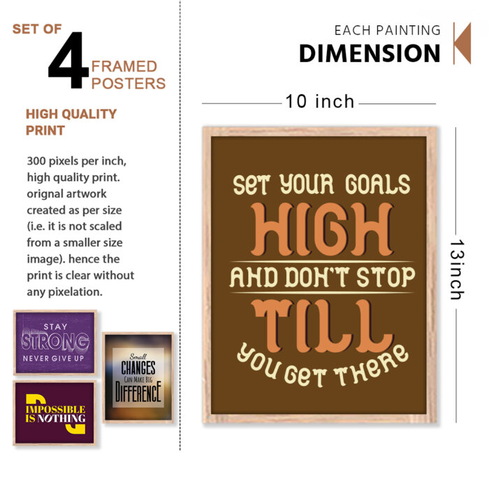 Positive Quotes Wall Frame