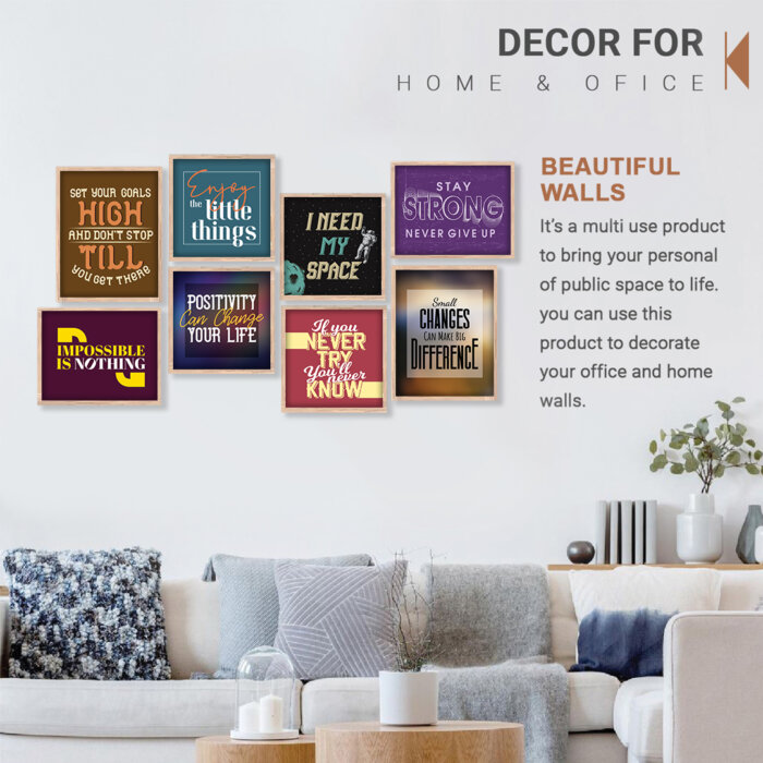 Positive Quotes Wall Frame