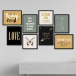 Neutral Set Wall Frames