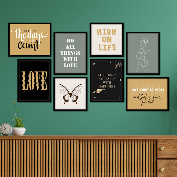 Neutral Set Wall Frames