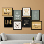 Neutral Set Wall Frames