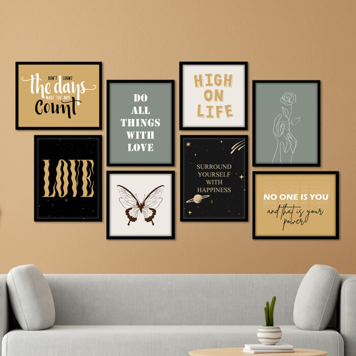 Neutral Set Wall Frames