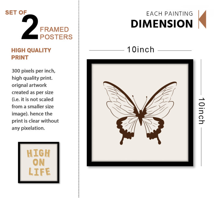 Neutral Set Wall Frames