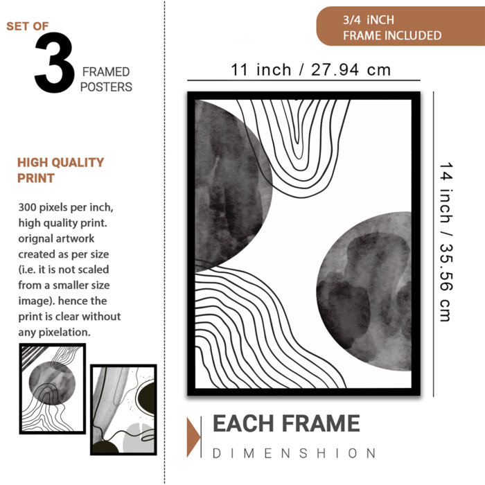 Quote Wall Frame 14 by 20 Black