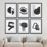 Black 1-Recovered Wall Frame
