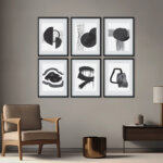 Black 1-Recovered Wall Frame