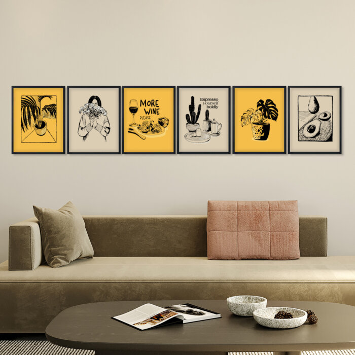Black 5 Wall Frames