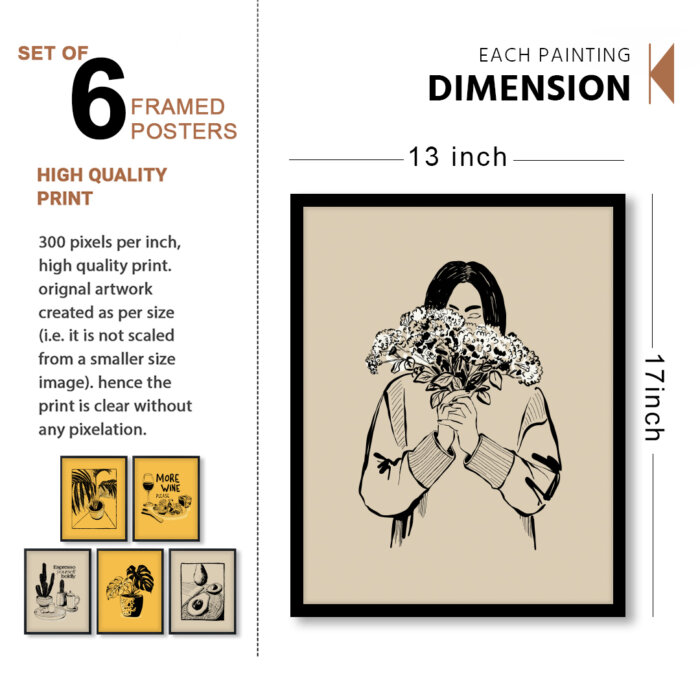 Black 5 Wall Frames