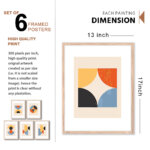 Set of 6 Brown Wall Frames