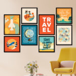 Travel Set Wall Frame