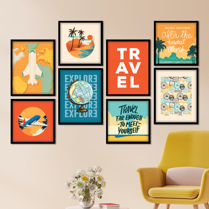 Travel Set Wall Frame