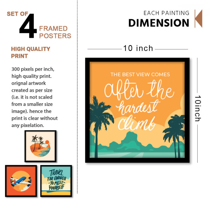 Travel Set Wall Frame