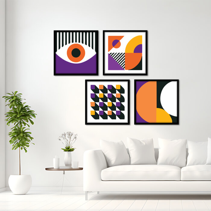 Geometrics framed wall posters