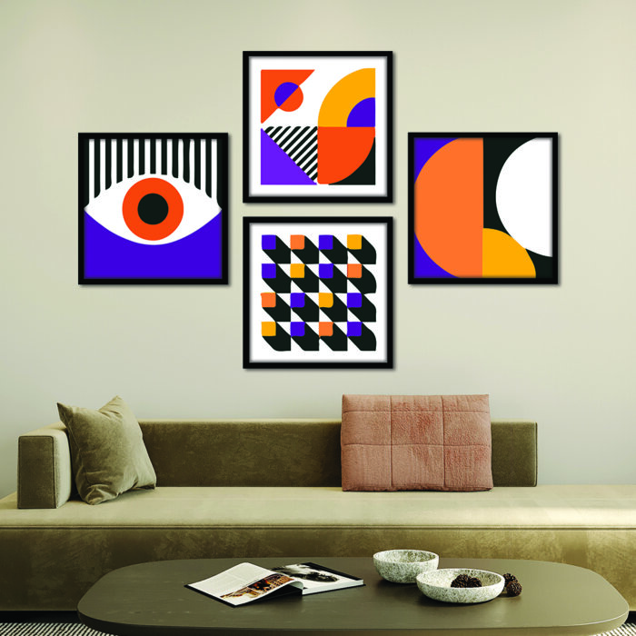 Geometrics framed wall posters