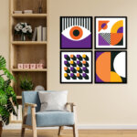 Geometrics framed wall posters