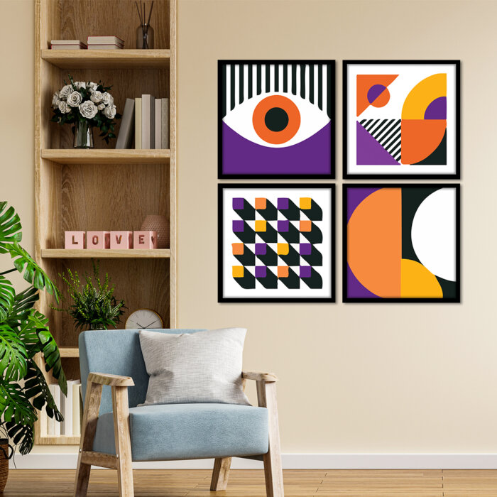 Geometrics framed wall posters