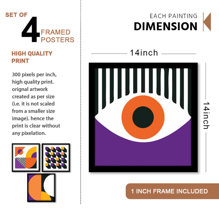 Geometrics framed wall posters