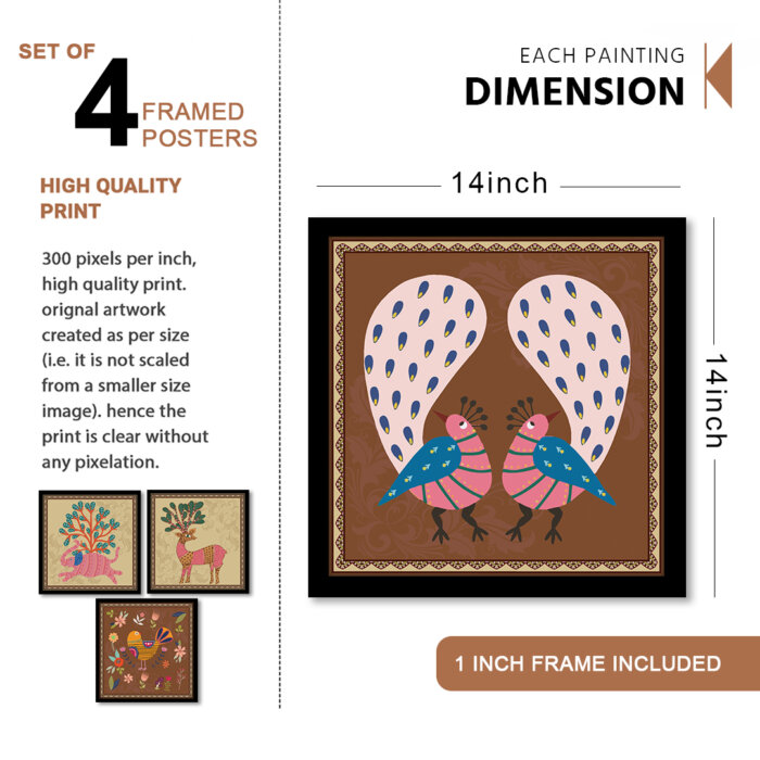 Gond Art Wall Frame