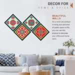 Rhombus Shape wall art framed